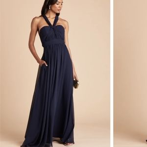 Birdy Grey Navy Halter Wedding Dress